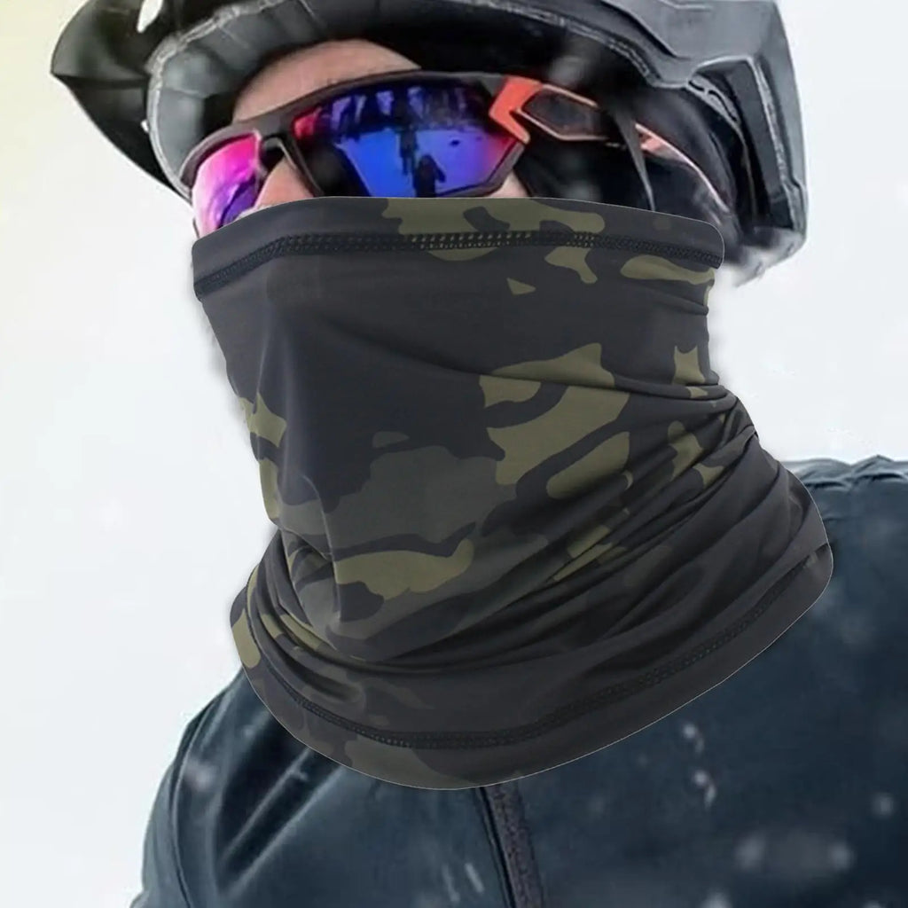 UV Protection Neck Gaiter – Camo Face Bandana for Outdoors