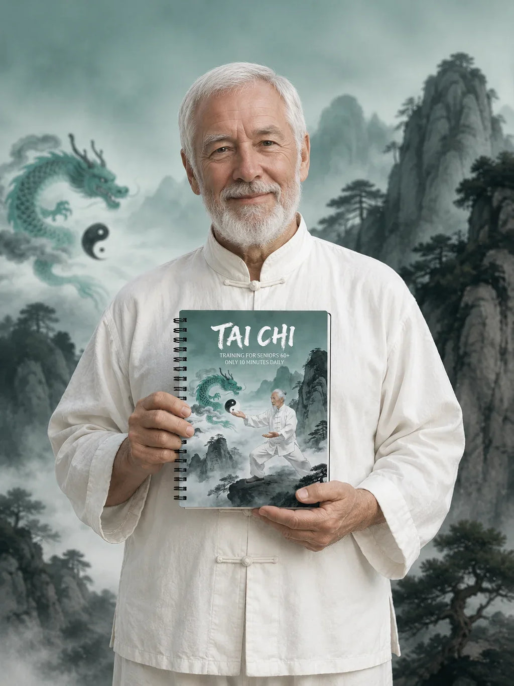 A5 Tai Chi Health Journal Seniors Daily Mind Body Training Planner