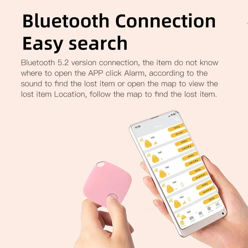 Mini Bluetooth 5.0 Smart Tracker – Wallet, Keys, Bag & Pet