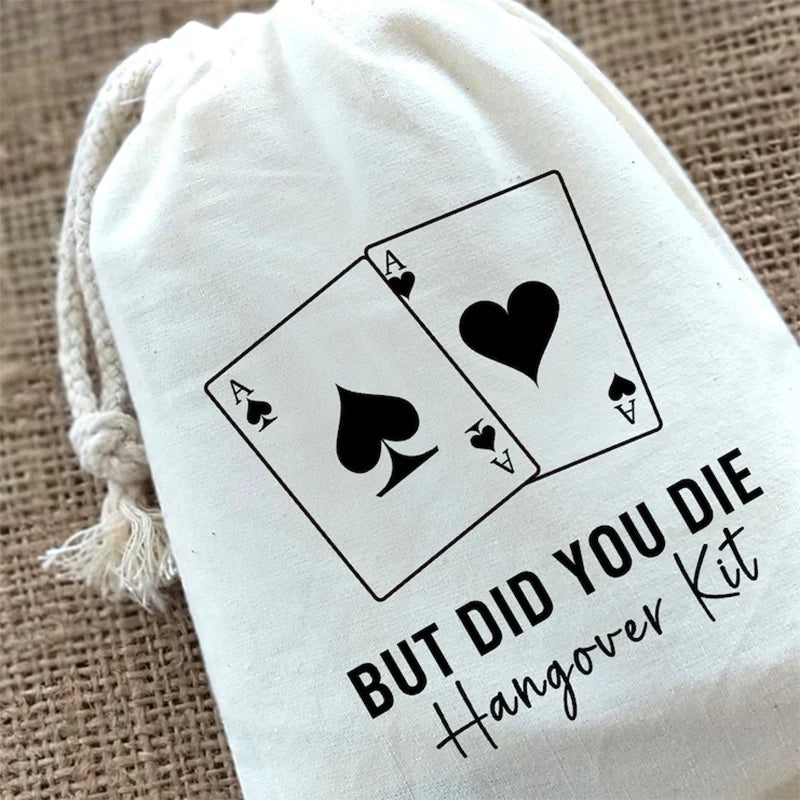 "But Did You Die" Hangover Kit Gift Bags – 5pcs Bachelorette Party