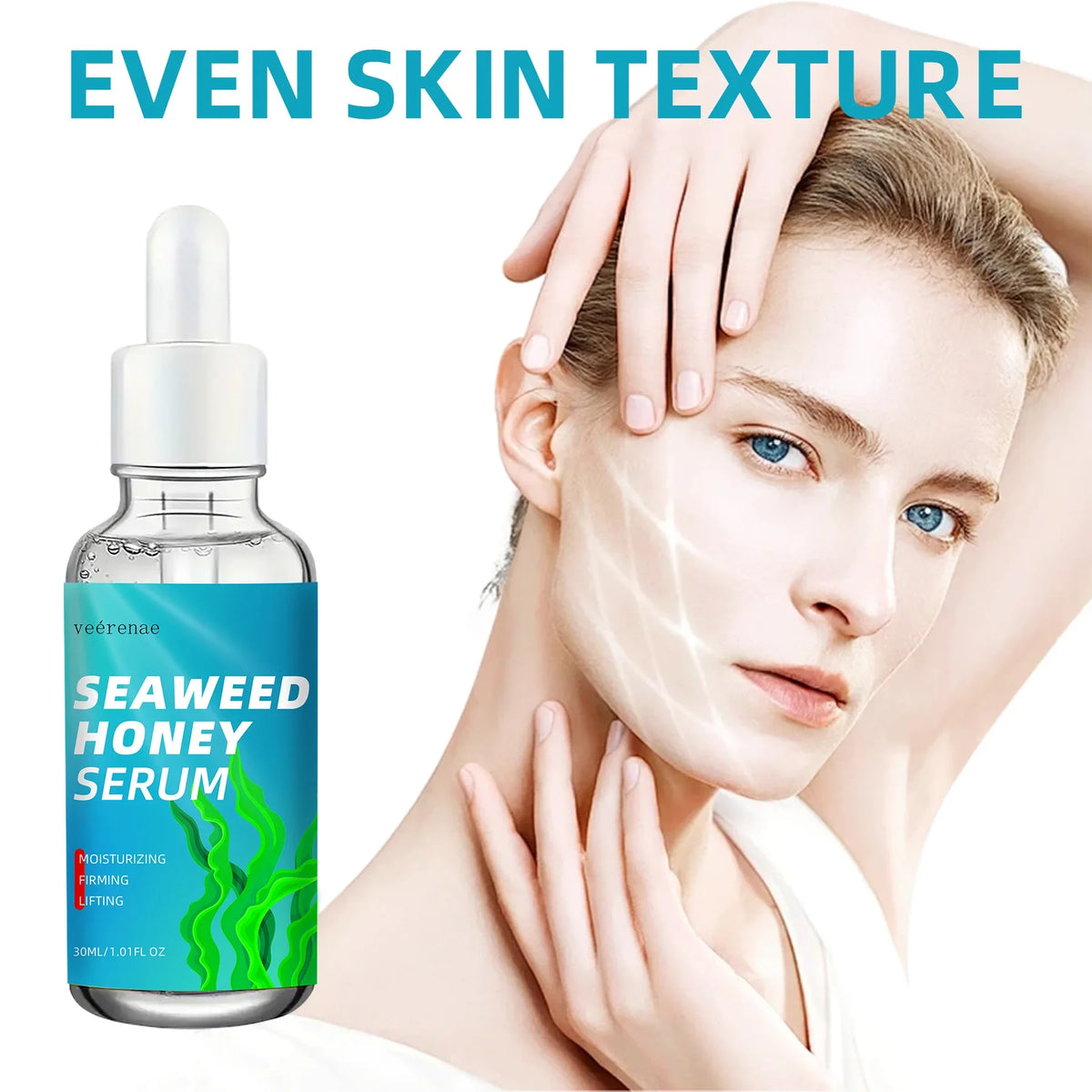 veérenae Seaweed Honey Face Serum | 24-Hour Moisture Lock