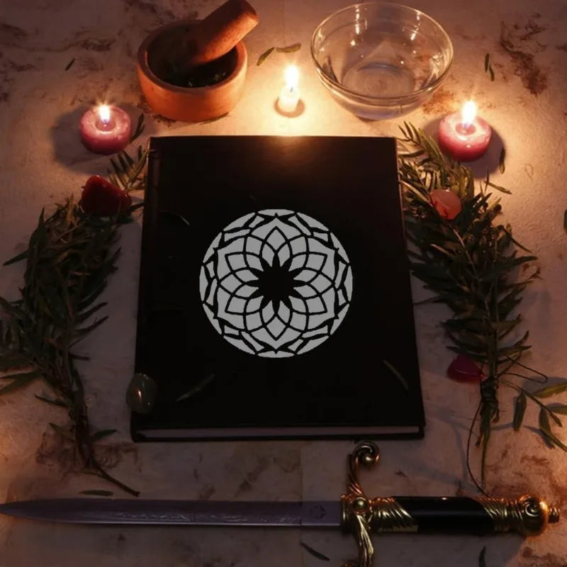 Chakra Symbol Stencil 11.8" – Reusable Mandala DIY Art Stencil
