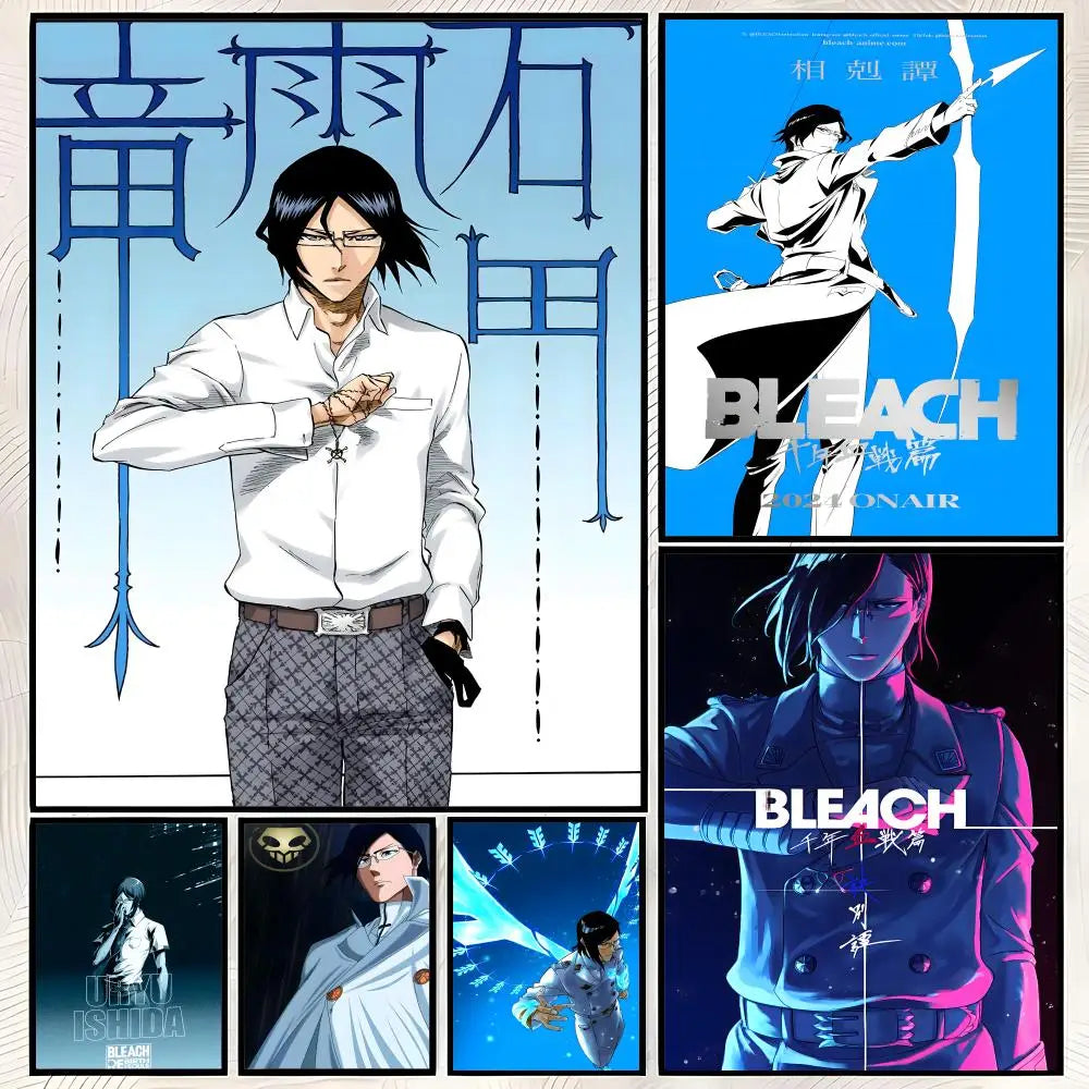 Uryu Ishida Anime Wall Poster – Self-Stick Waterproof HD Art