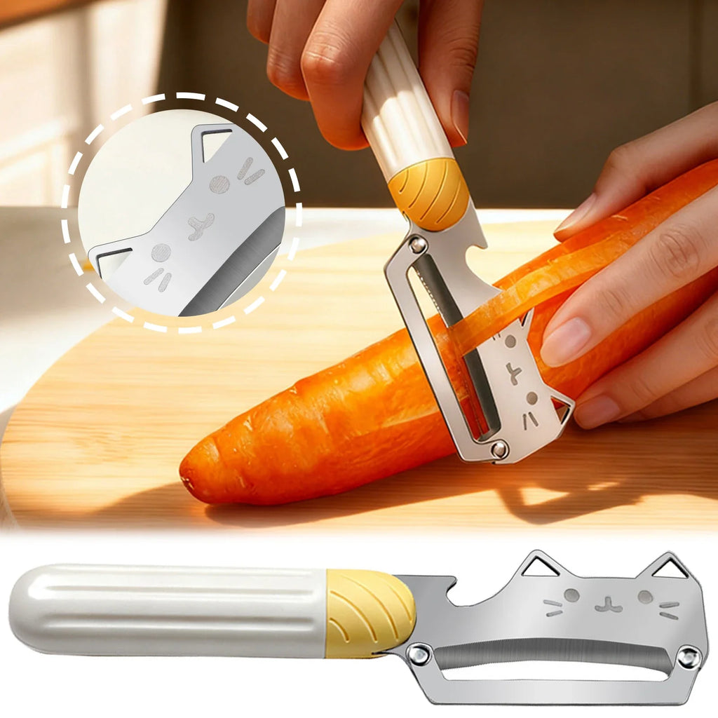 Stainless Steel Vegetable Peeler & Julienne Tool | Aihogard