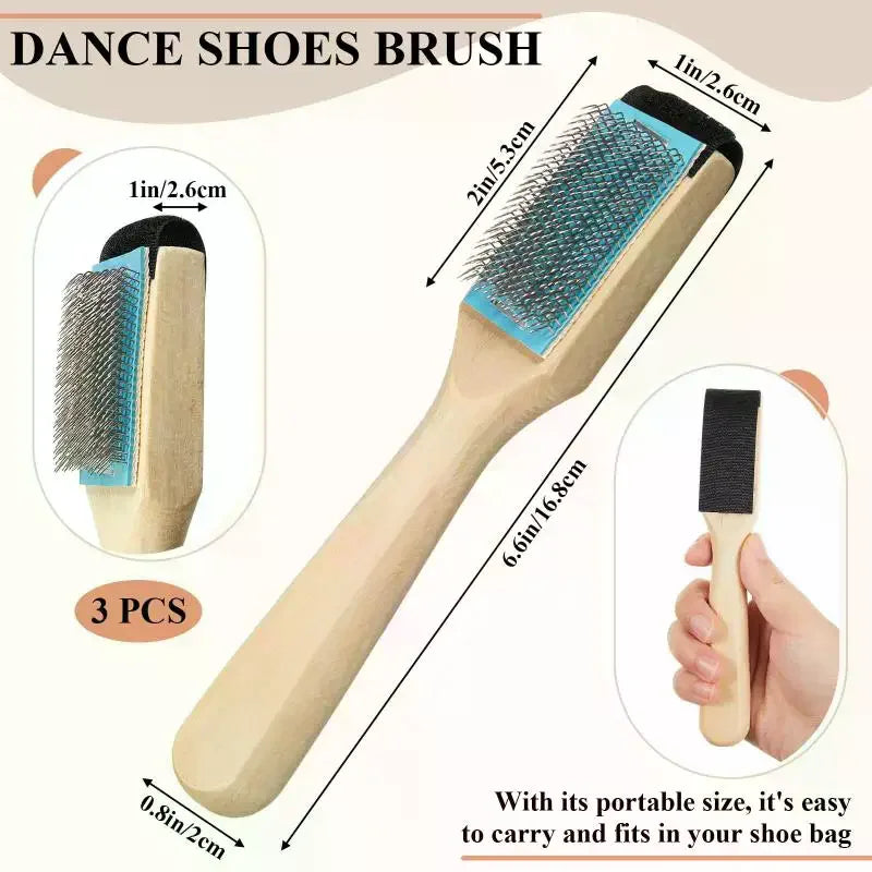 Wooden Suede Sole Wire Brush – Dance Shoe Cleaner