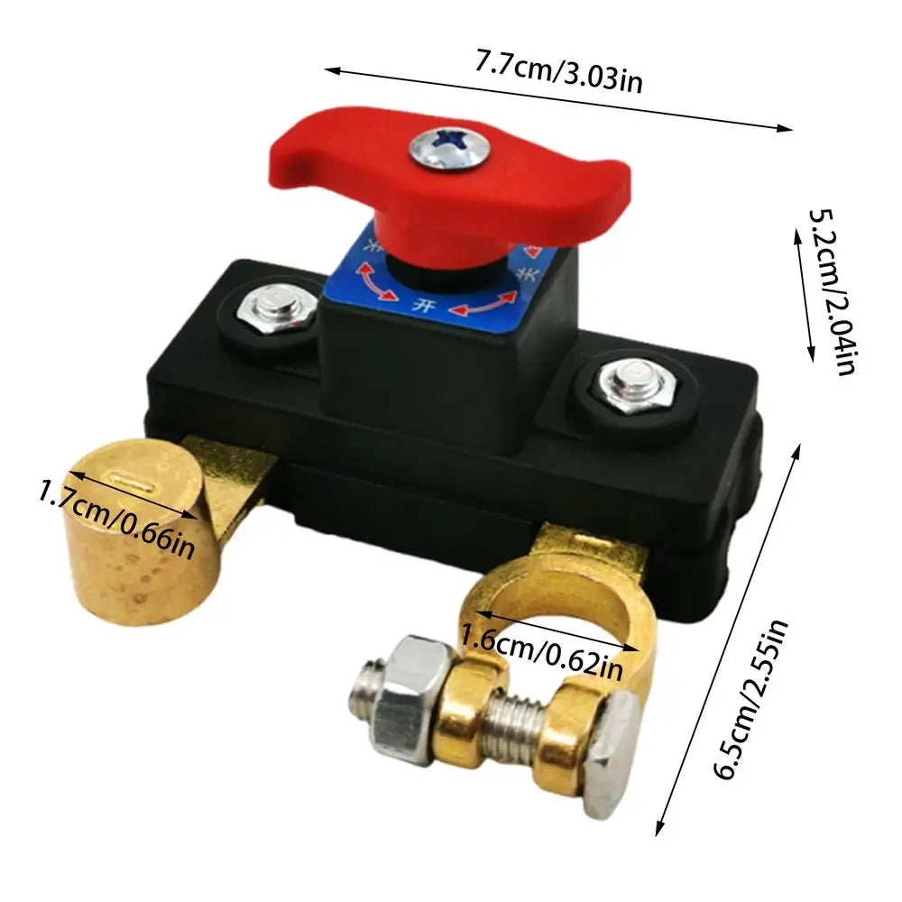 Car Battery Disconnect Switch 12V/24V 100A – RV Truck Boat