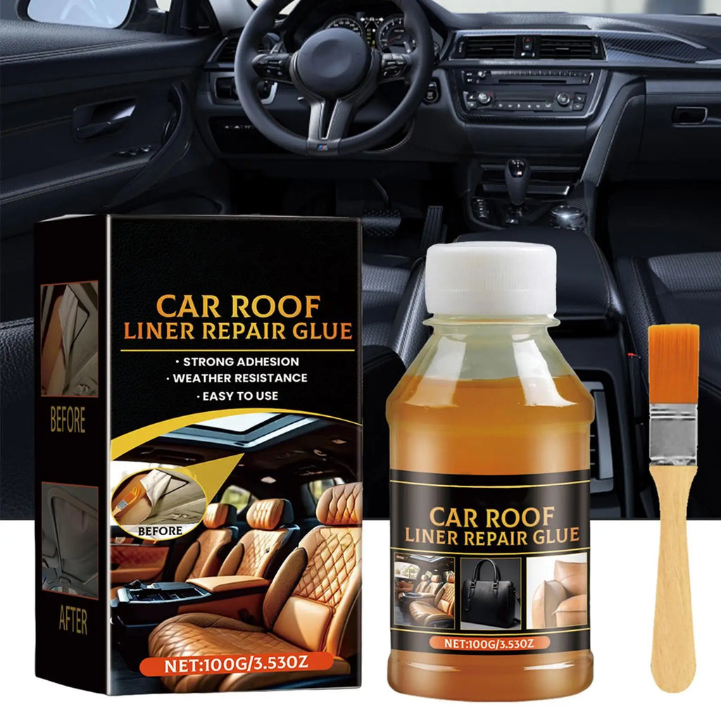 Car Headliner Repair Glue – Fabric, Leather & Roof Liner Fix