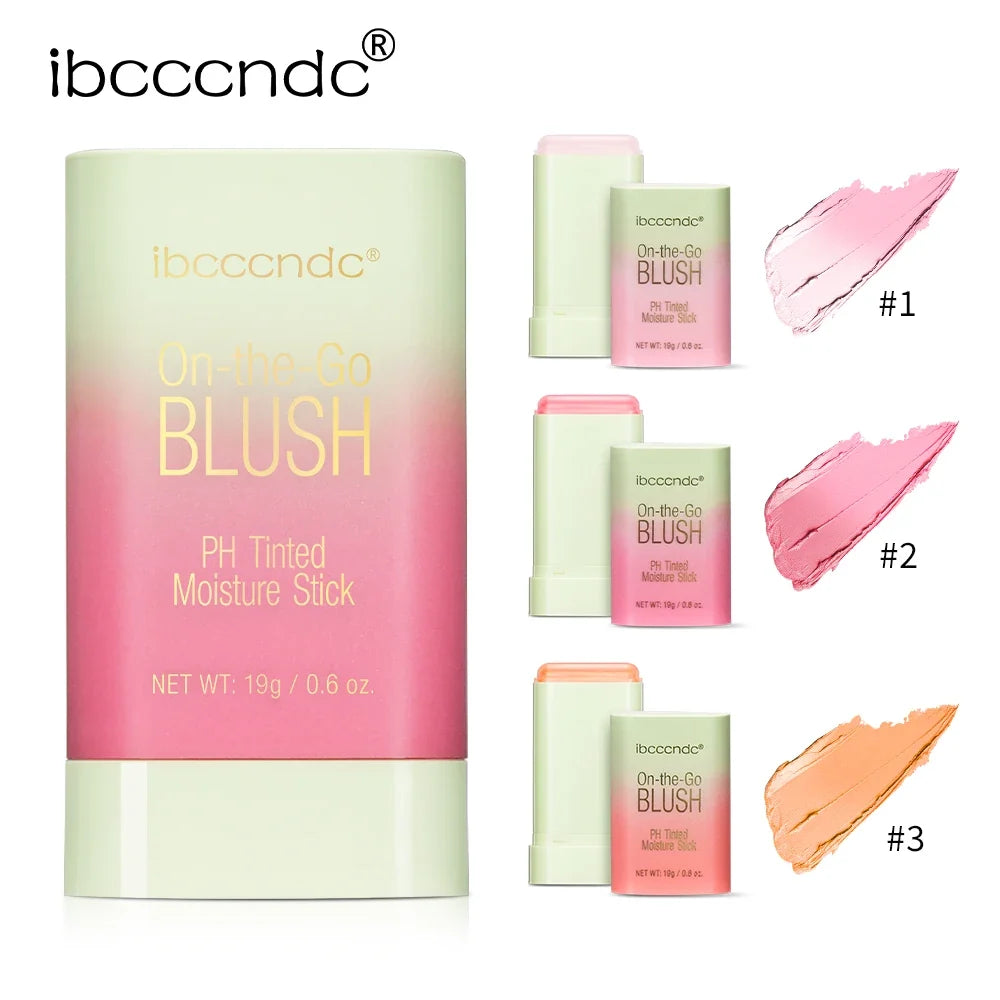 ibcccndc 3-in-1 Temperature Change Blush & Contour Stick