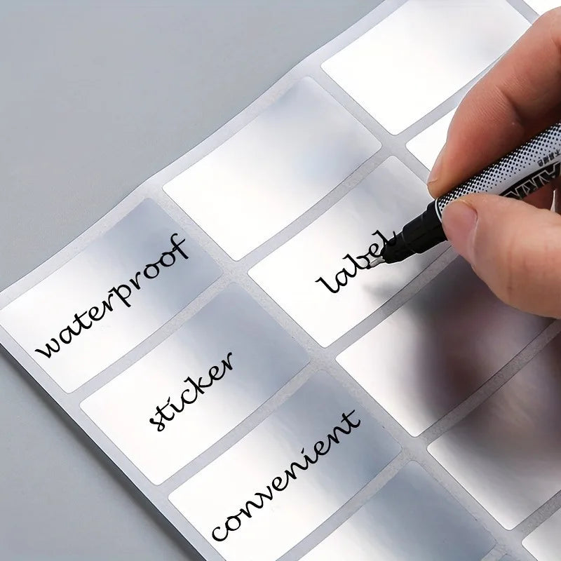 200 Removable Blank Labels – Self-Adhesive Jar & Pantry Tags