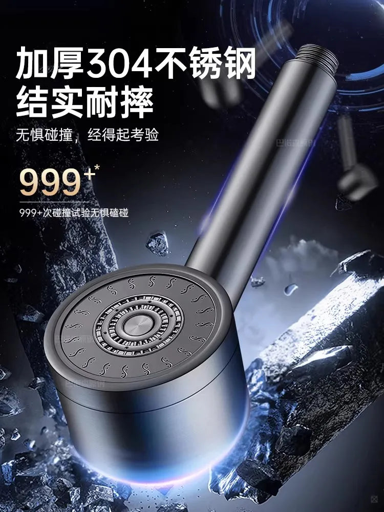 Diamond Panel Stainless Steel Rainfall Shower Head | High Pressure