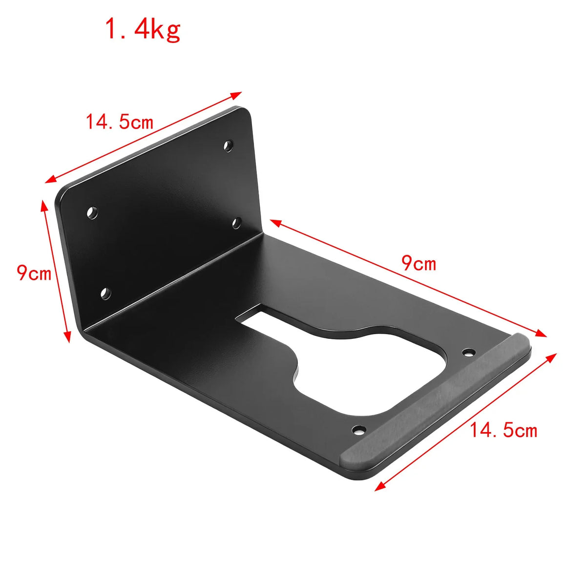 Wall Mount Bracket for Denon Home 600 Speaker – Black Metal