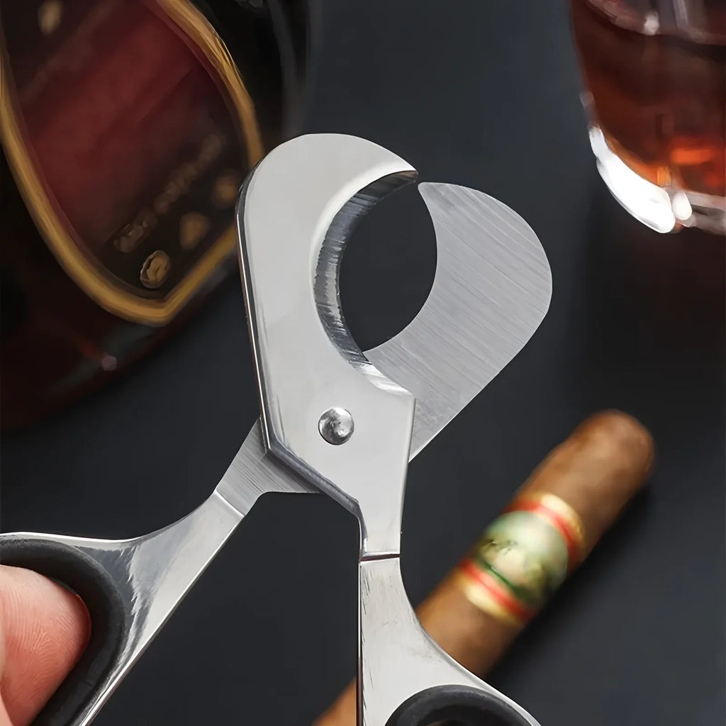 Stainless Steel Double Blade Cigar Scissors – Sharp Cutter