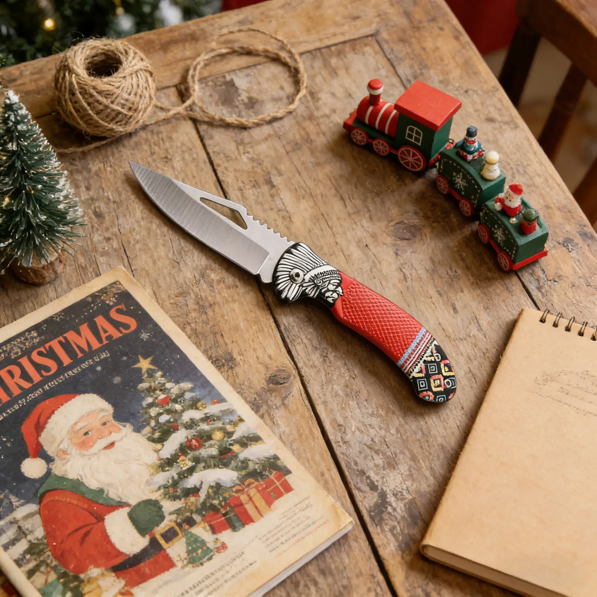 Premium Multifunctional Folding Knife – EDC Camping Survival