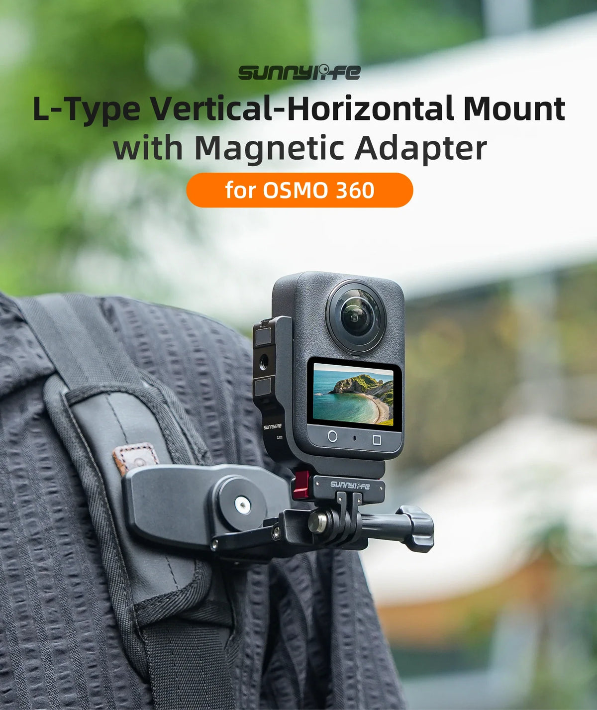 L-Type Aluminum Bracket for DJI Osmo 360 & Magnetic Adapter