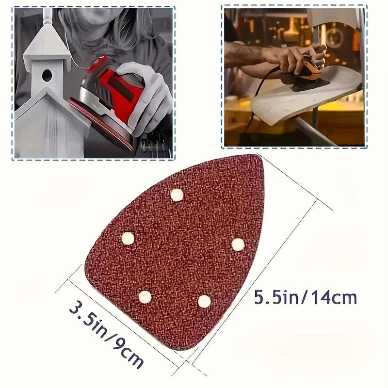 Mouse Detail Sander Sandpaper Replacement Pad Sheet Assortment
