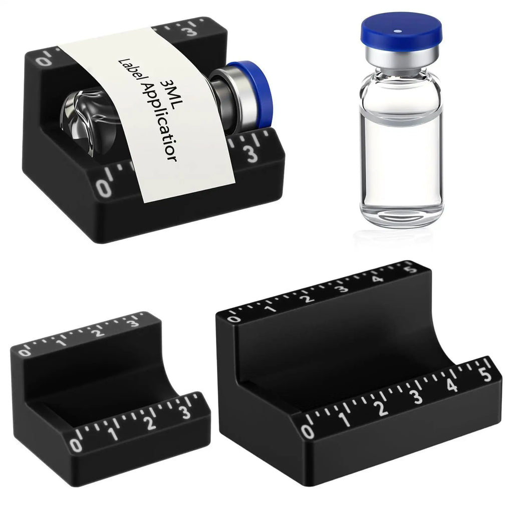 Vial Label Applicator – 3ml & 10ml Precise Alignment Tool