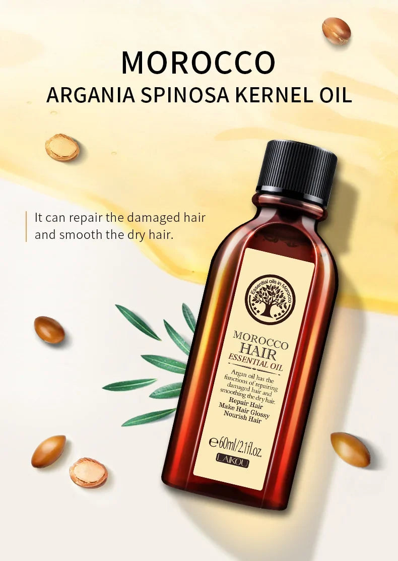 Laikou Argan Hair Oil – Nourishing Frizz Control & Repair 60ml