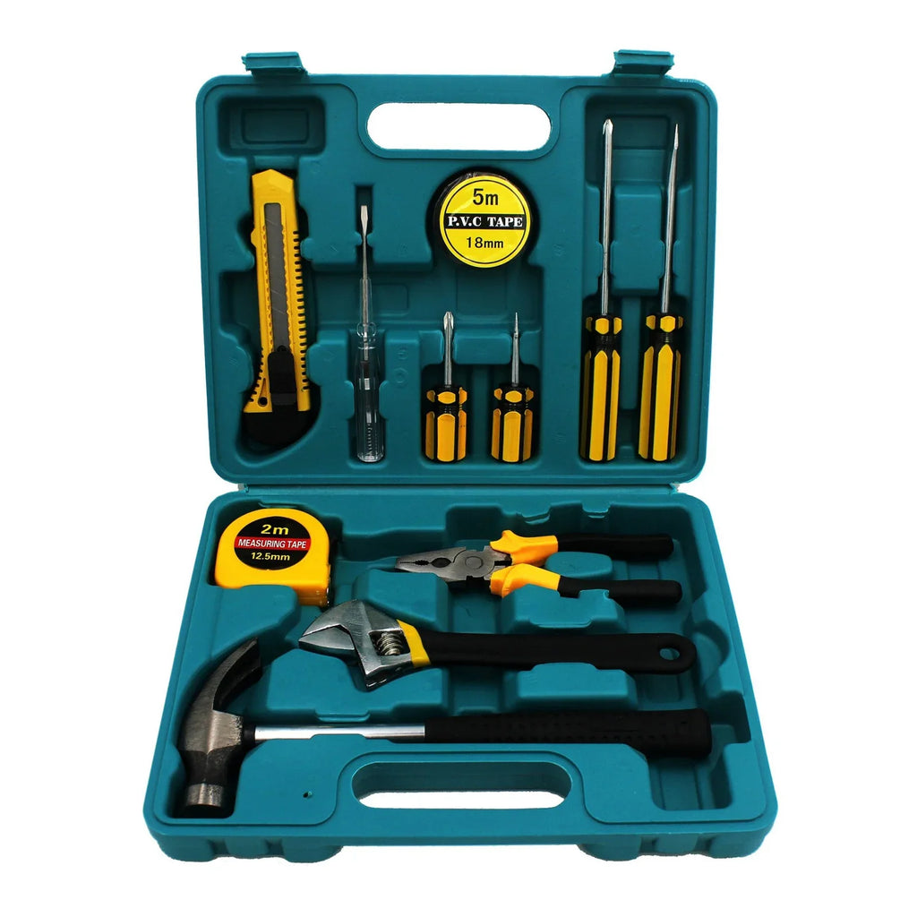 12-Piece Home Tool Set with Case | Portable Essential Kit