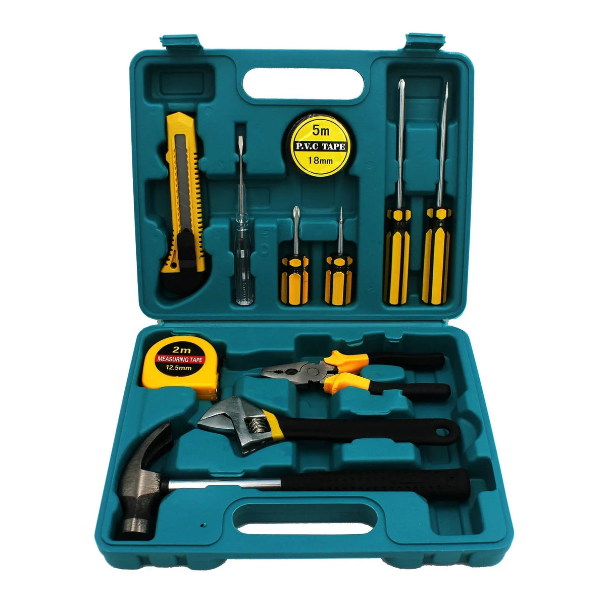 12-Piece Home Tool Set with Case | Portable Essential Kit