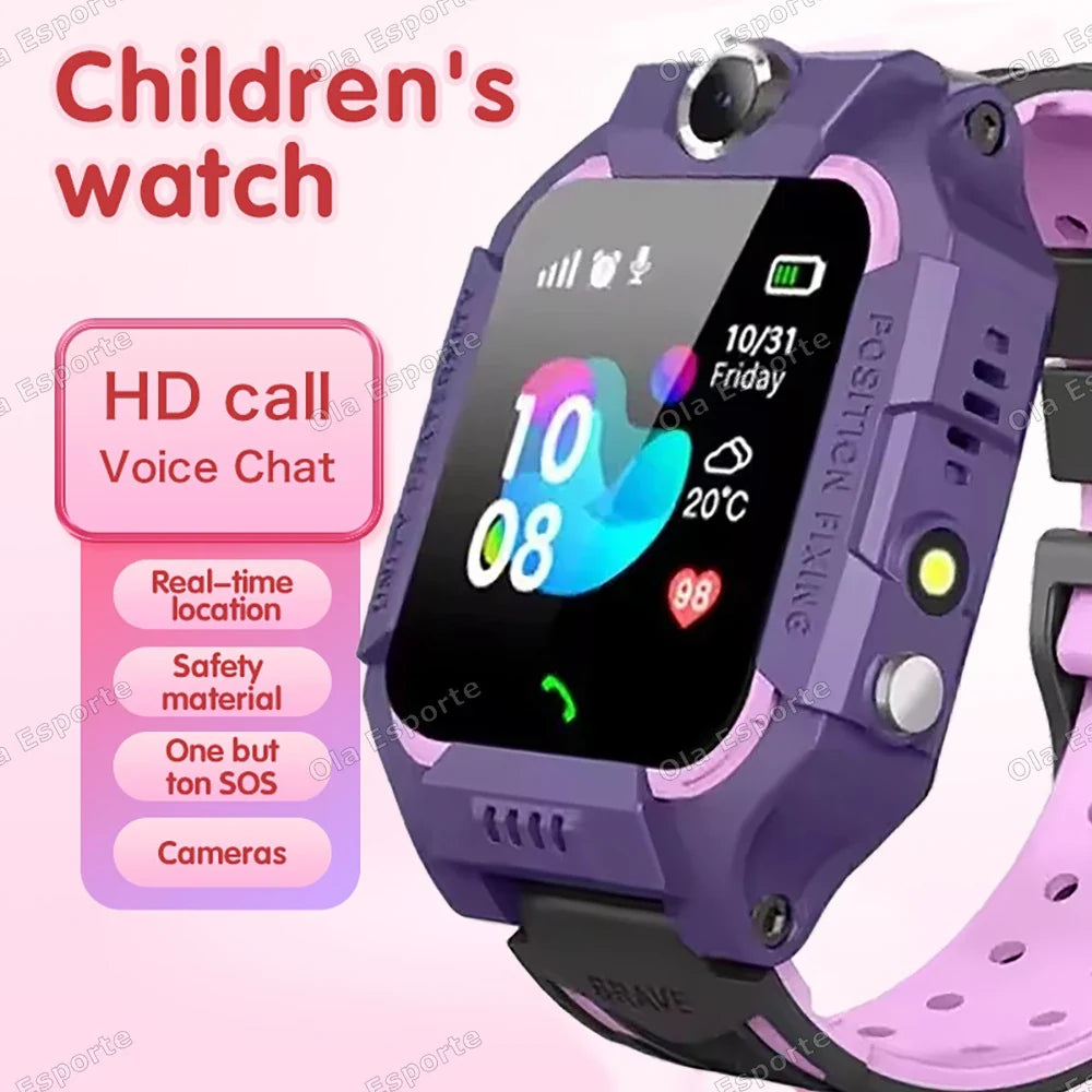 Kids Smart Watch 2G SIM GPS SOS Calling Voice Chat | Ages 3–12