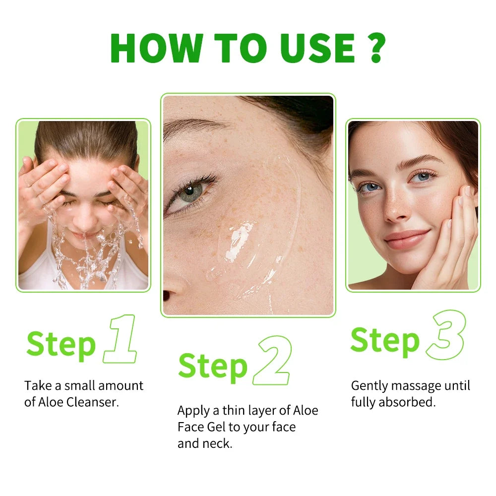 Organic Aloe Vera Gel – Hydrating, Brightening & Soothing
