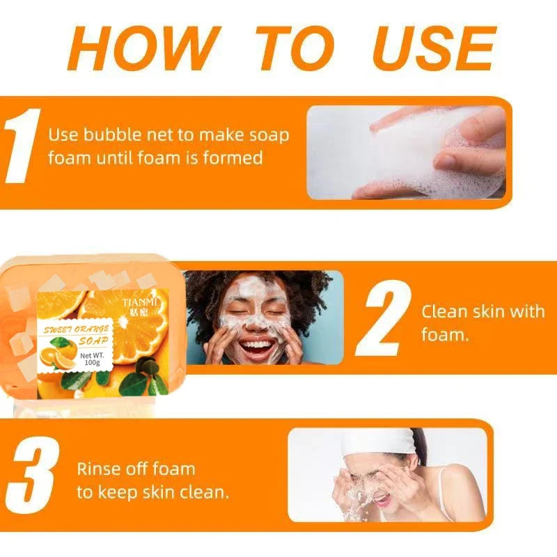 Sweet Orange & Glycerin Jelly Soap – Face & Body Cleanser