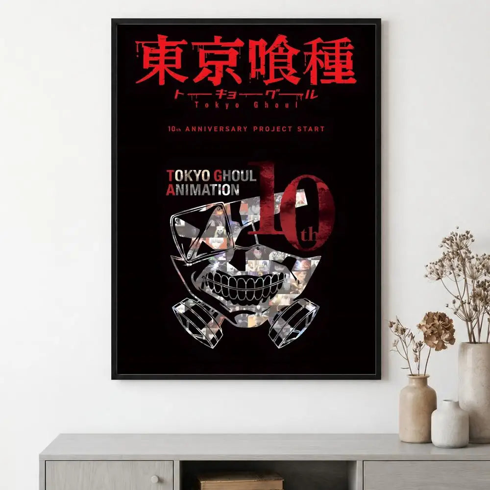 Tokyo Ghoul Anime Poster – HD Waterproof Wall Art Decor