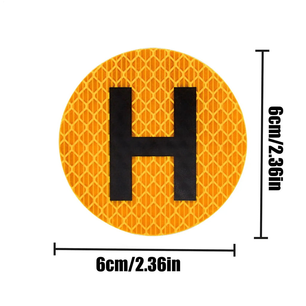 H Historical Vehicle 60mm Magnetic Sign Sticker | Waterproof