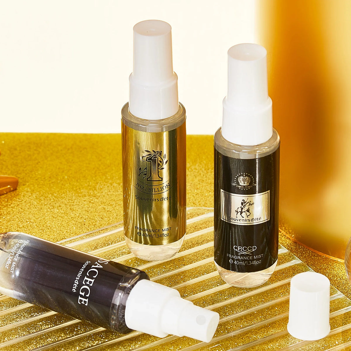 4-Pack Men's Alcohol-Free Fragrance Spray Set | 40ml x4