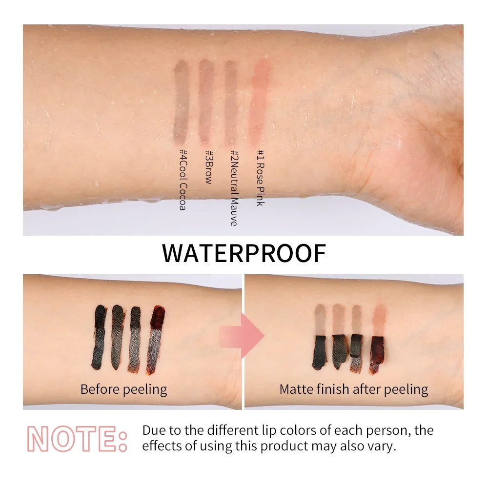 ibcccndc Peel Off Lip Tint 4 Colors | Matte Waterproof Liner