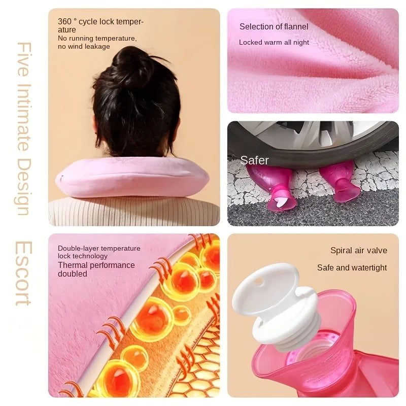 Winter Neck Heating Pad U-shaped Water Bag Water-filled Shoulder