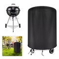 Round Grill Cover Outdoor Dustproof Kettle BBQ Raweao Weber