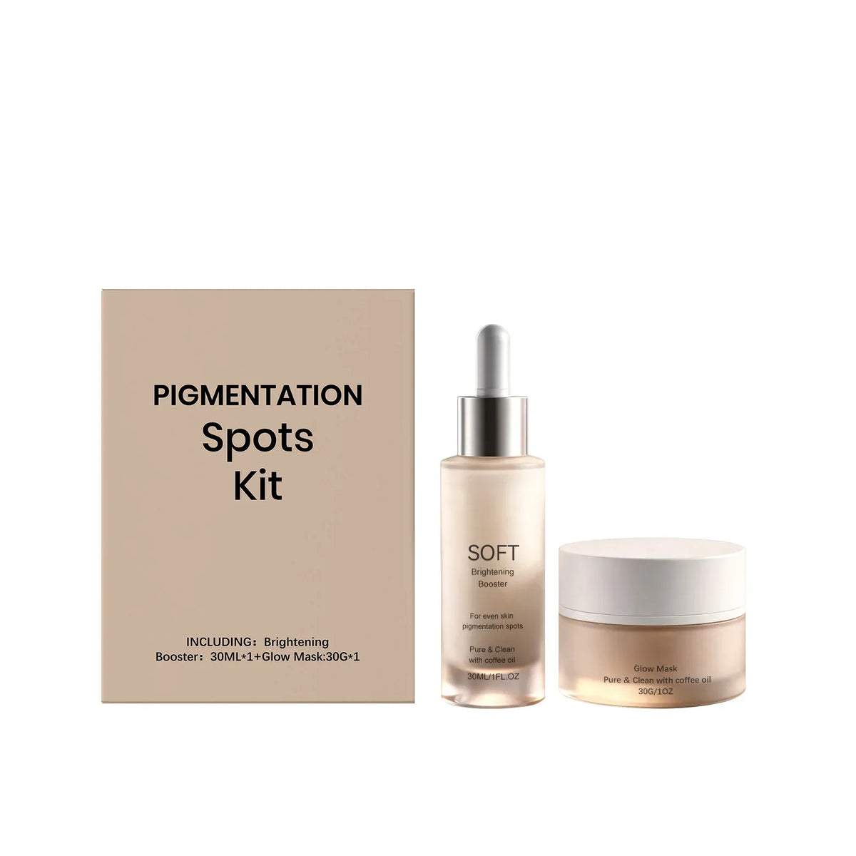 Brightening Essence & Glow Mask Set | Dark Spot & Dull Skin