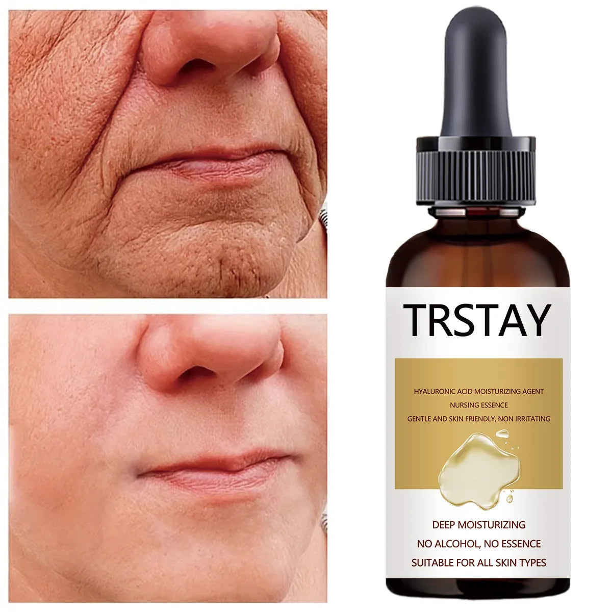 Snail Extract Serum Face Essence Anti Wrinkle Hyaluronic Acid Aging