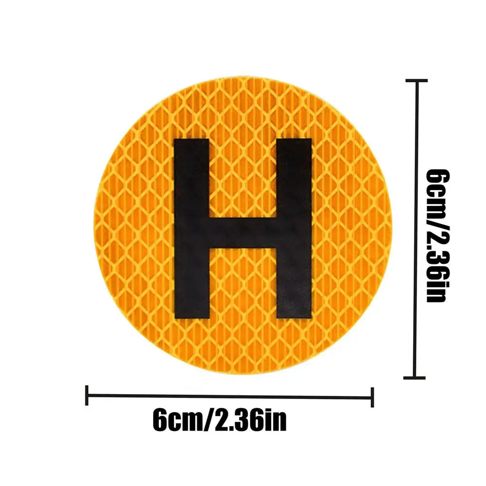 H Historical Vehicle 60mm Magnetic Sign Sticker | Waterproof