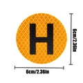 H Historical Vehicle 60mm Magnetic Sign Sticker | Waterproof