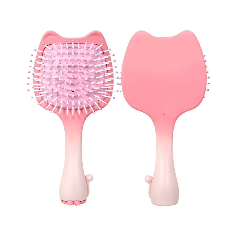Cat Air Cushion Hairbrush – Detangling Scalp Massage Comb