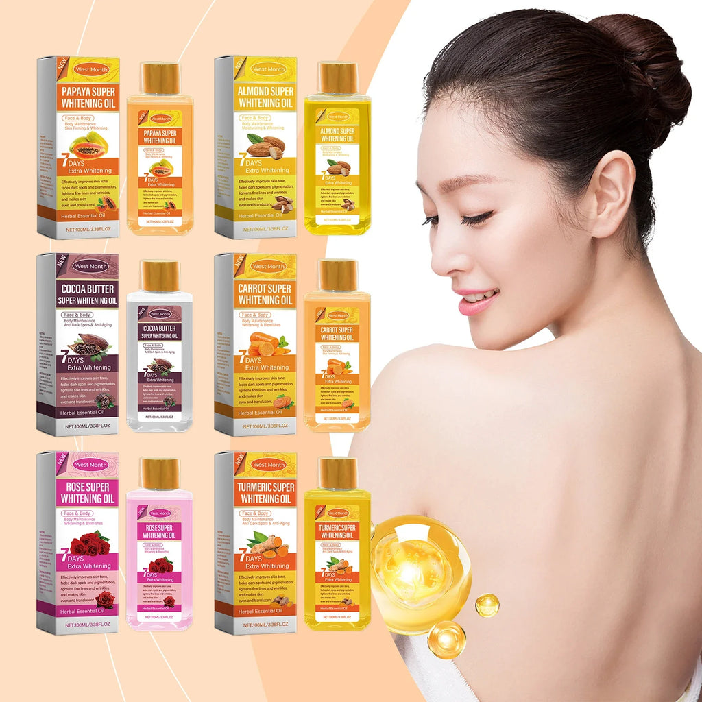Papaya Brightening Body Oil – Smooth, Nourish & Even Skin Tone