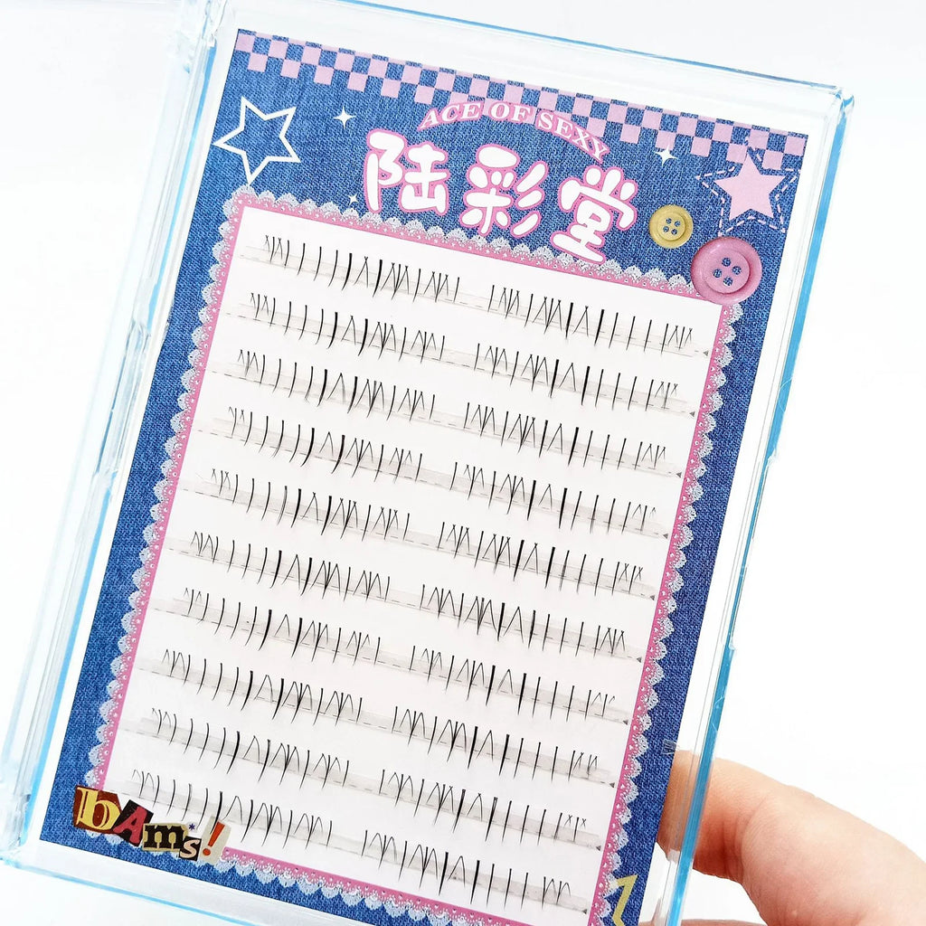 Wispy Lower Lash Clusters | Manga Style, 10 Rows, Waterproof