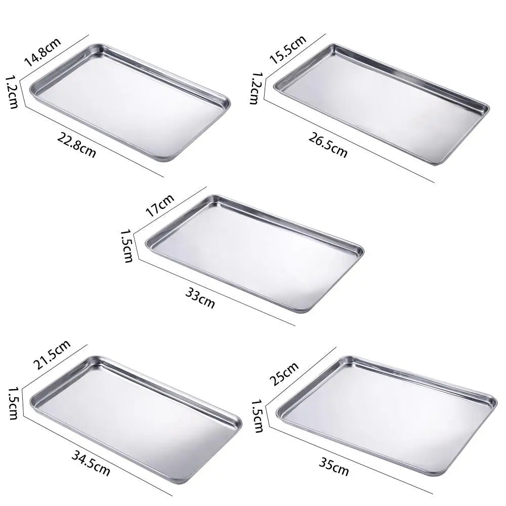 Stainless Steel Baking Tray | Cookie Sheet & Loaf Pan