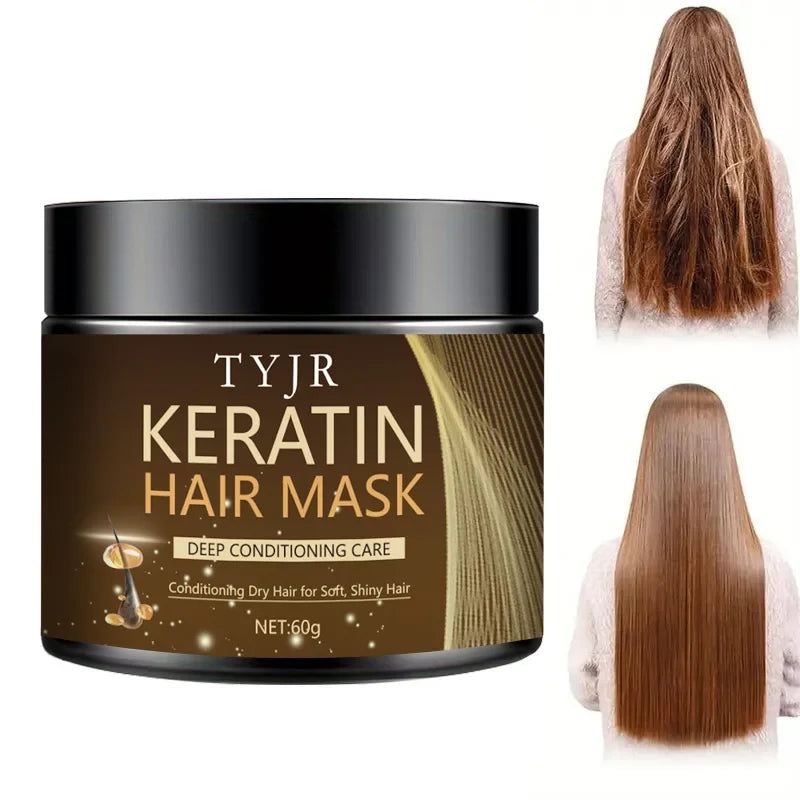 Keratin Hair Mask – Smooth, Repair & Moisturise Frizzy Hair