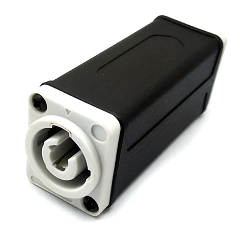 LED Powercon AC Coupler Adapter Extender Connector Speakon Panel