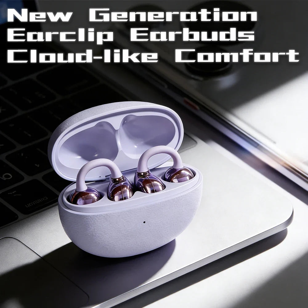 CX11 Wireless Bluetooth Clip-Ear Headphones with Mic