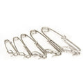 10 Pcs Stainless Steel Longline Fishing Clips & Snap Swivels