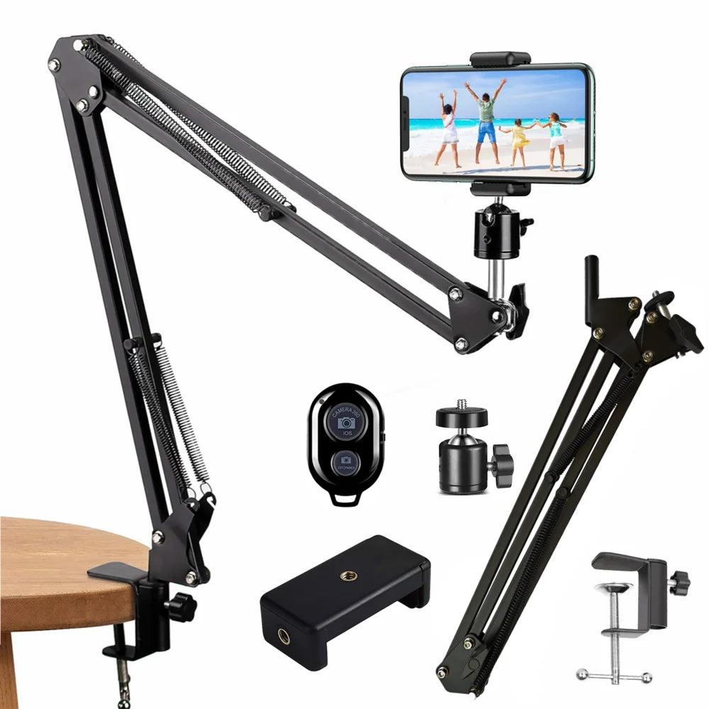 VeFly Flexible Arm Phone Tripod Stand | 360° Gooseneck Desk Mount