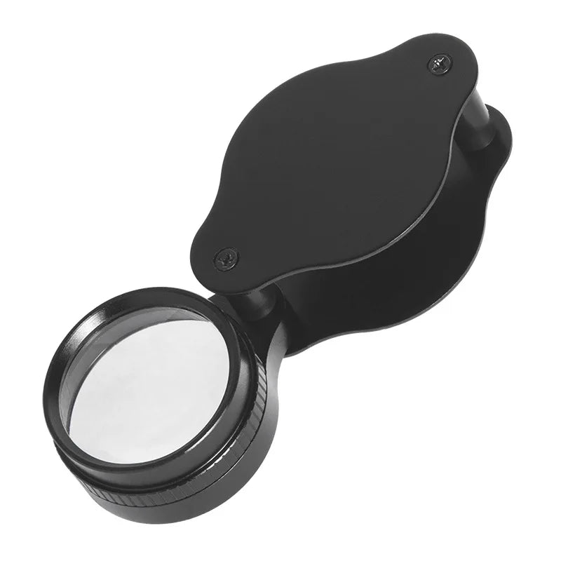 30X Folding Jewelry Loupe – 30mm Optical Glass Magnifier