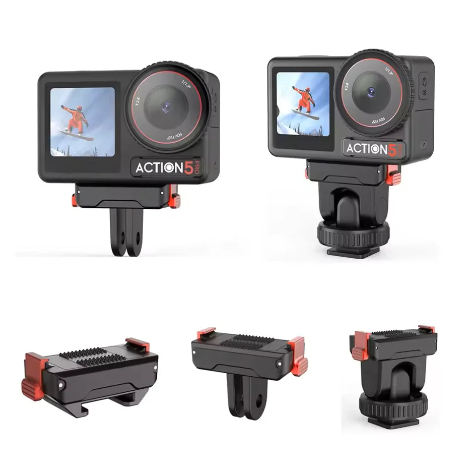 DJI Osmo Action 3/4/5 Pro Magnetic Quick Release Mount Adapter