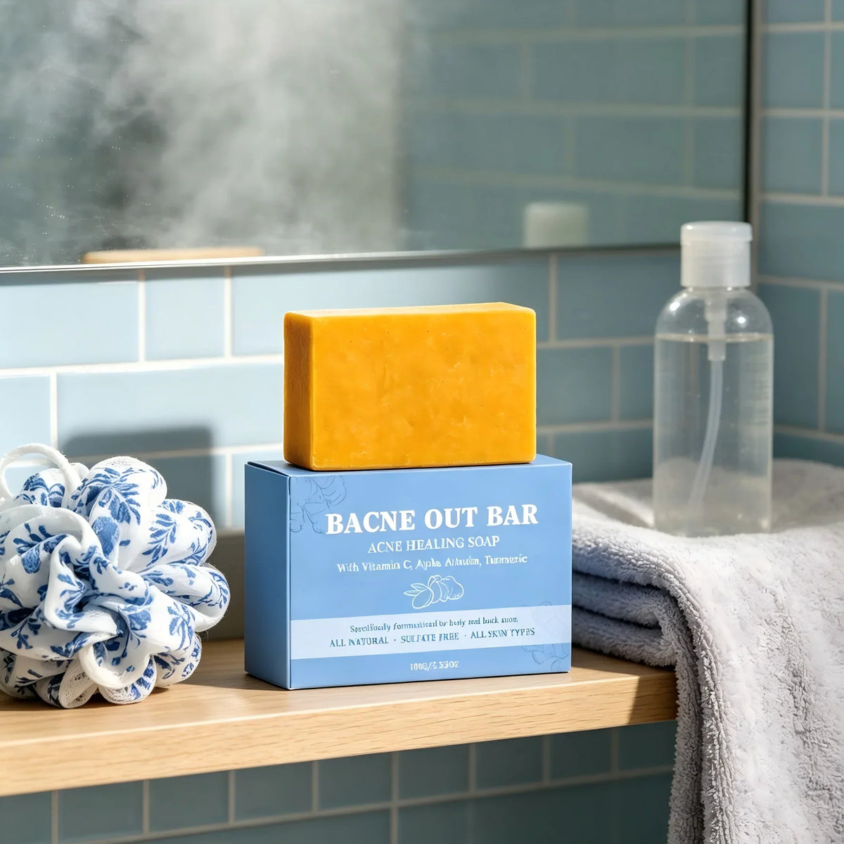 Body Clarifying Soap – Salicylic Acid, Vitamin C & Turmeric 100g