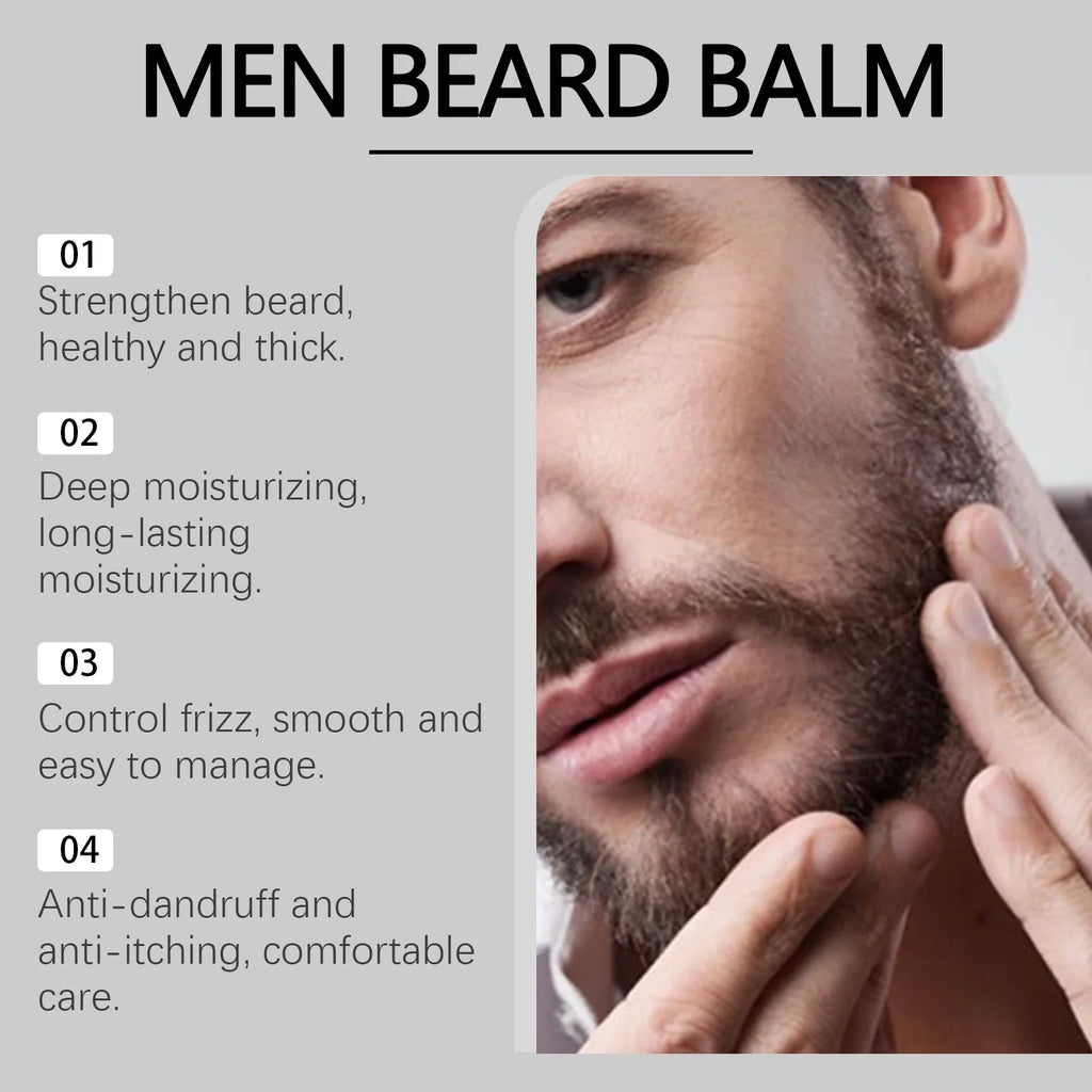 East Moon Beeswax Beard Balm – Moisturizing & Softening 60g