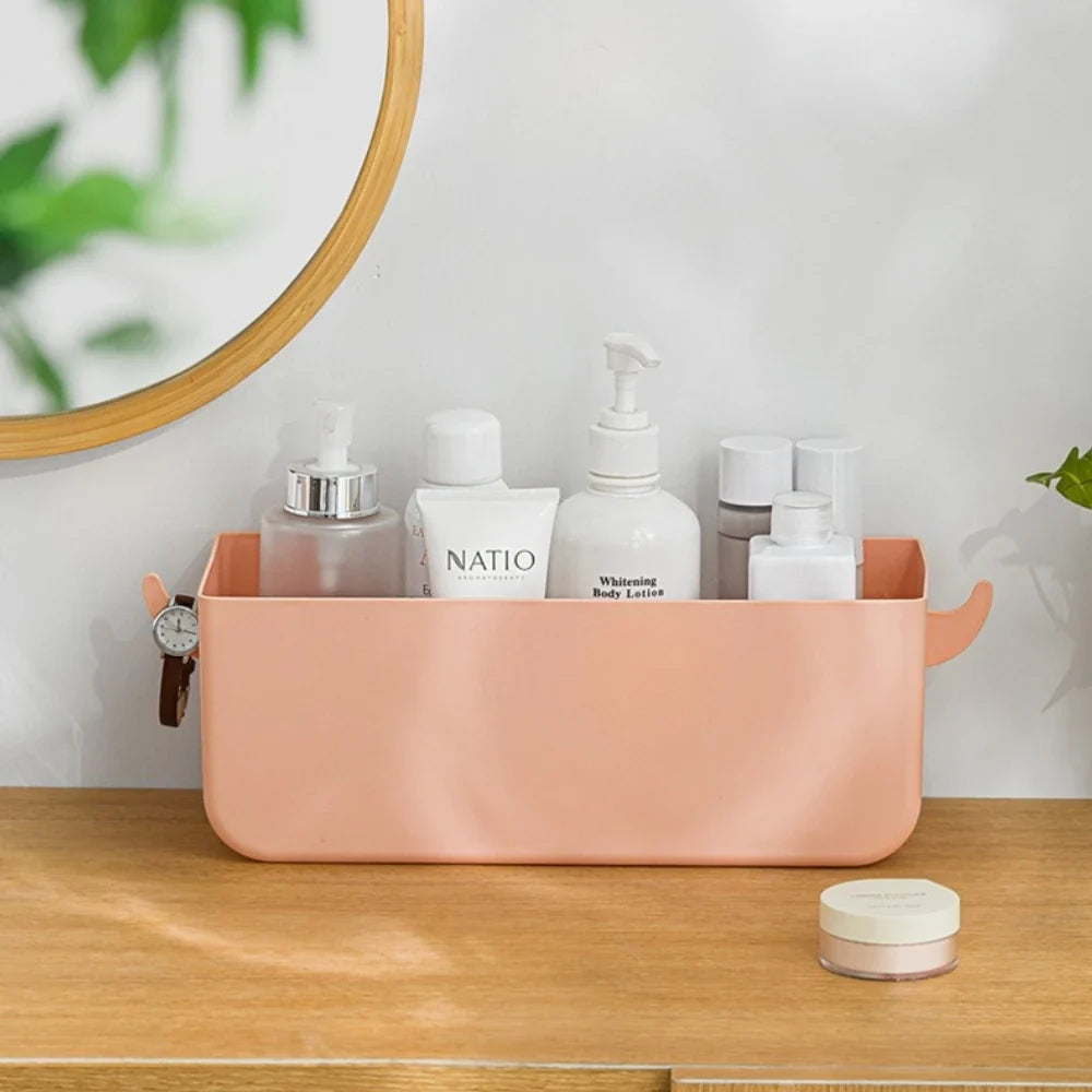 Hanging Bedside Organizer Storage Bed Shelf 2 Hooks Box Dorm Rooms